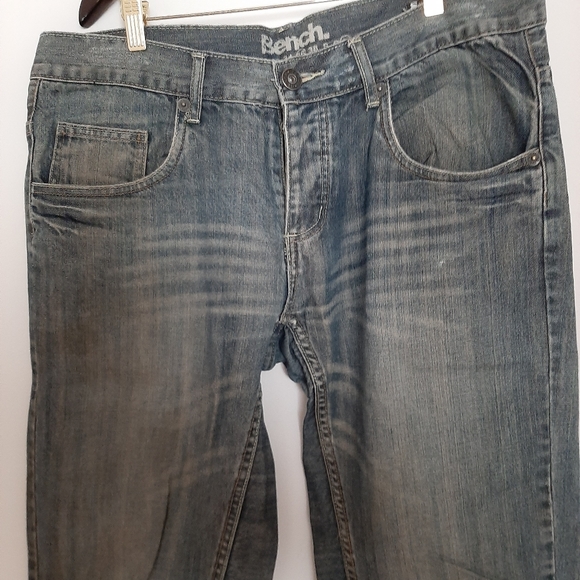 Bench  vintage distressed bootcut jeans 36 long - Picture 2 of 14